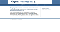 Desktop Screenshot of cygnustech.com
